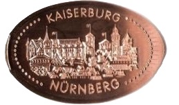 Souvenirmünze Handwerkerhof in Nürnberg