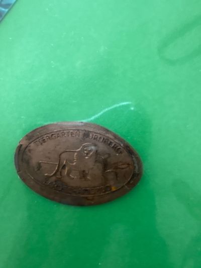 Pièce souvenir Tiergarten Nürnberg Automat 2 à Nürnberg