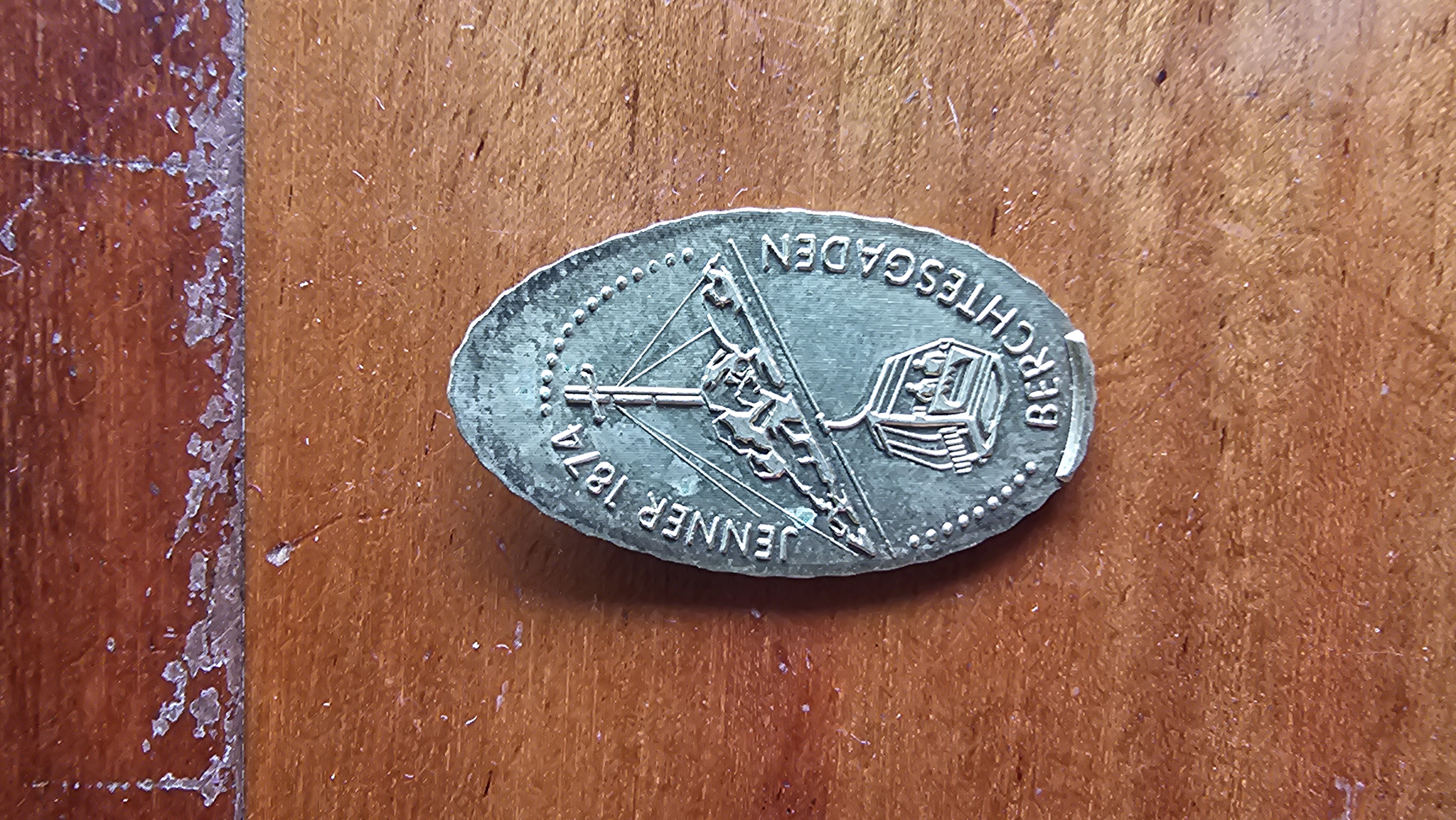 Souvenirmünze Jennerbahn in Schönau am Königssee