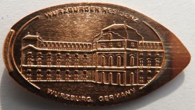 Souvenirmünze – Motiv von Münzautomat Mainufer (Würzburg)