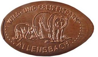 Souvenirmünze Wild- und Freizeitpark