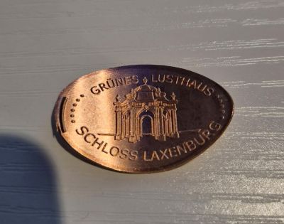 Souvenirmunt – motief van muntautomaat Schloss Laxenburg (Schlossplatz 1, 2361 Laxenburg)