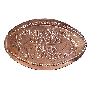 Souvenir coin Catedral de Mallorca 2/2 in Palma