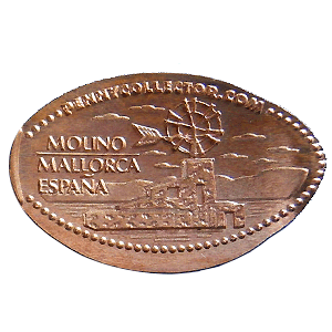 Souvenir coin Catedral de Mallorca 2/2 in Palma