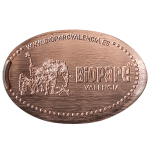 Souvenirmunt Bioparc 2025-4 in Valencia