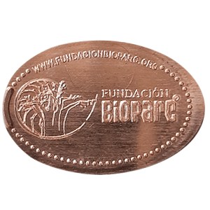 Souvenirmunt Bioparc 2025-5 in Valencia