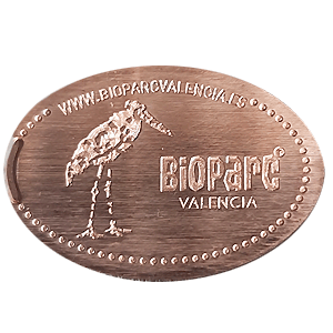 Souvenirmunt Bioparc 2025-5 in Valencia