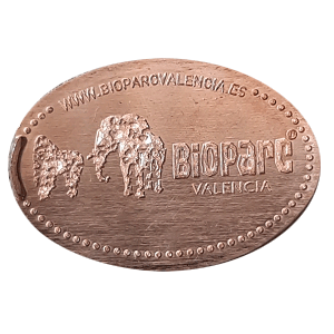Souvenirmunt Bioparc 2025-5 in Valencia