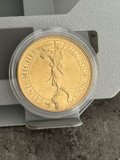 Erzengel Michael – Souvenirmedaille – Voorzijde