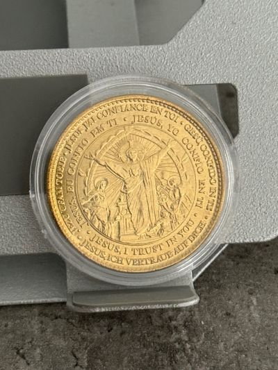 heiliges Kreuz Jesu – Souvenirmedaille – Achterzijde