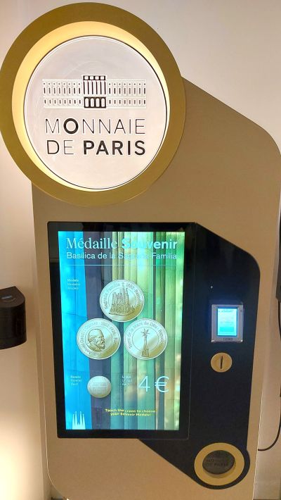 Muntautomaat SAGRADA FAMILIA in Barcelona