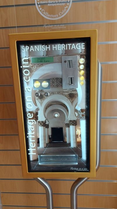 Muntautomaat SINAGOGA SANTA MARIA LA BLANCA in Toledo