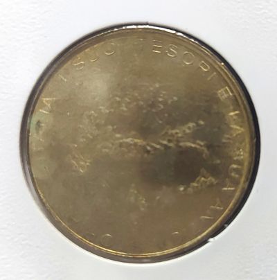 Souvenir coin – design from coin machine Museo Leonardo da Vinci (Campo San Barnaba, 30123 Venedig) – Back