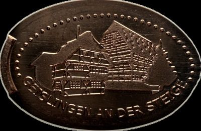Souvenirmünze – Motiv von Münzautomat Burg Helfenstein (Geislingen an der Steige)