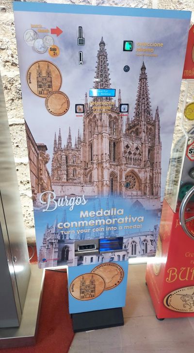 Münzautomat CATEDRAL DE SANTA MARIA DE BURGOS in Burgos
