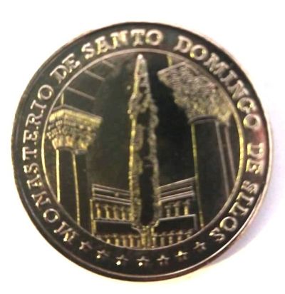 Souvenirmünze – Motiv von Münzautomat SANTO DOMINGO DE SILOS (Calle Santo Domingo de Silos, 09610 Santo Domingo de Silos)