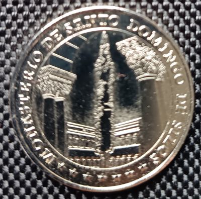 Souvenirmünze – Motiv von Münzautomat SANTO DOMINGO DE SILOS (Calle Santo Domingo de Silos, 09610 Santo Domingo de Silos)