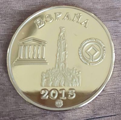 Catedral de Tarragona – Souvenir Medaille – Rückseite