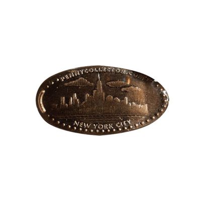 Souvenirmunt – motief van muntautomaat Statue of Liberty (New York) (liberty island new york)