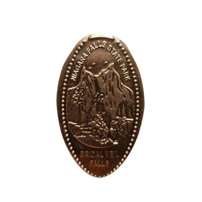 Souvenirmünze – Motiv von Münzautomat Niagara Falls 1 (Goat Island Road, 14302 Niagara Falls)