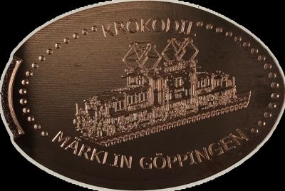 Pièce souvenir – motif de la machine Märklineum (Göppingen)