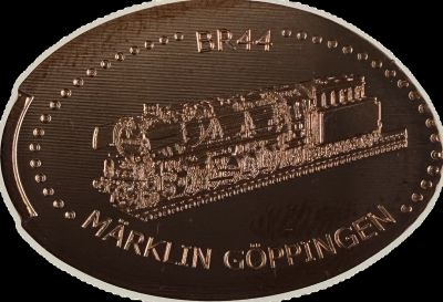 Pièce souvenir – motif de la machine Märklineum (Göppingen)