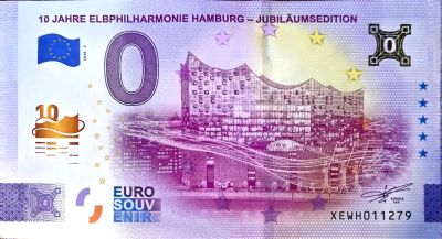 Elbphilharmonie (10 Jahre - Jubiläumsedition) – Banconota da 0 €