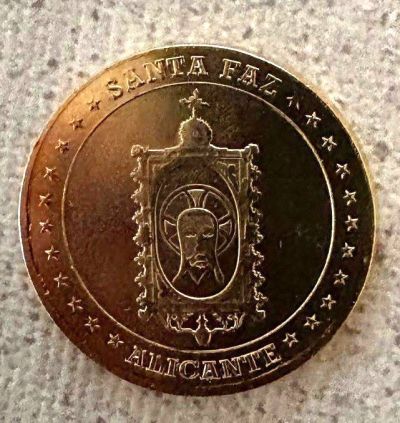 La Santa Faz – Souvenirmedaille – Voorzijde