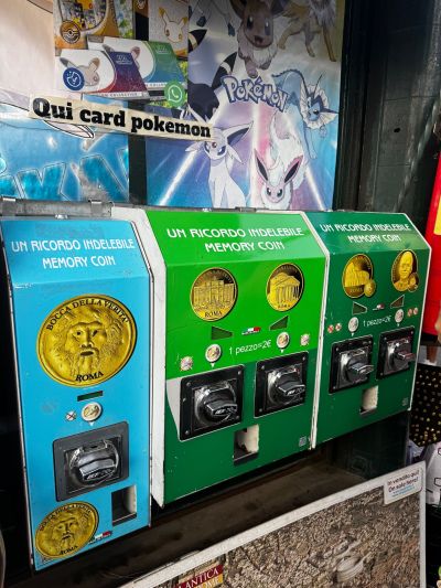 Münzautomat Colloseum in Rom – Titelbild