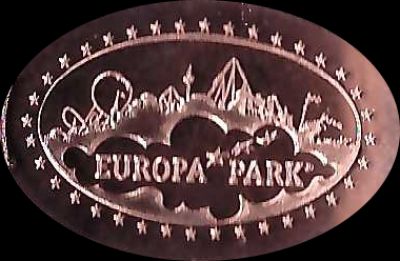 Souvenirmünze – Motiv von Münzautomat Europa-Park A4 (Rust)