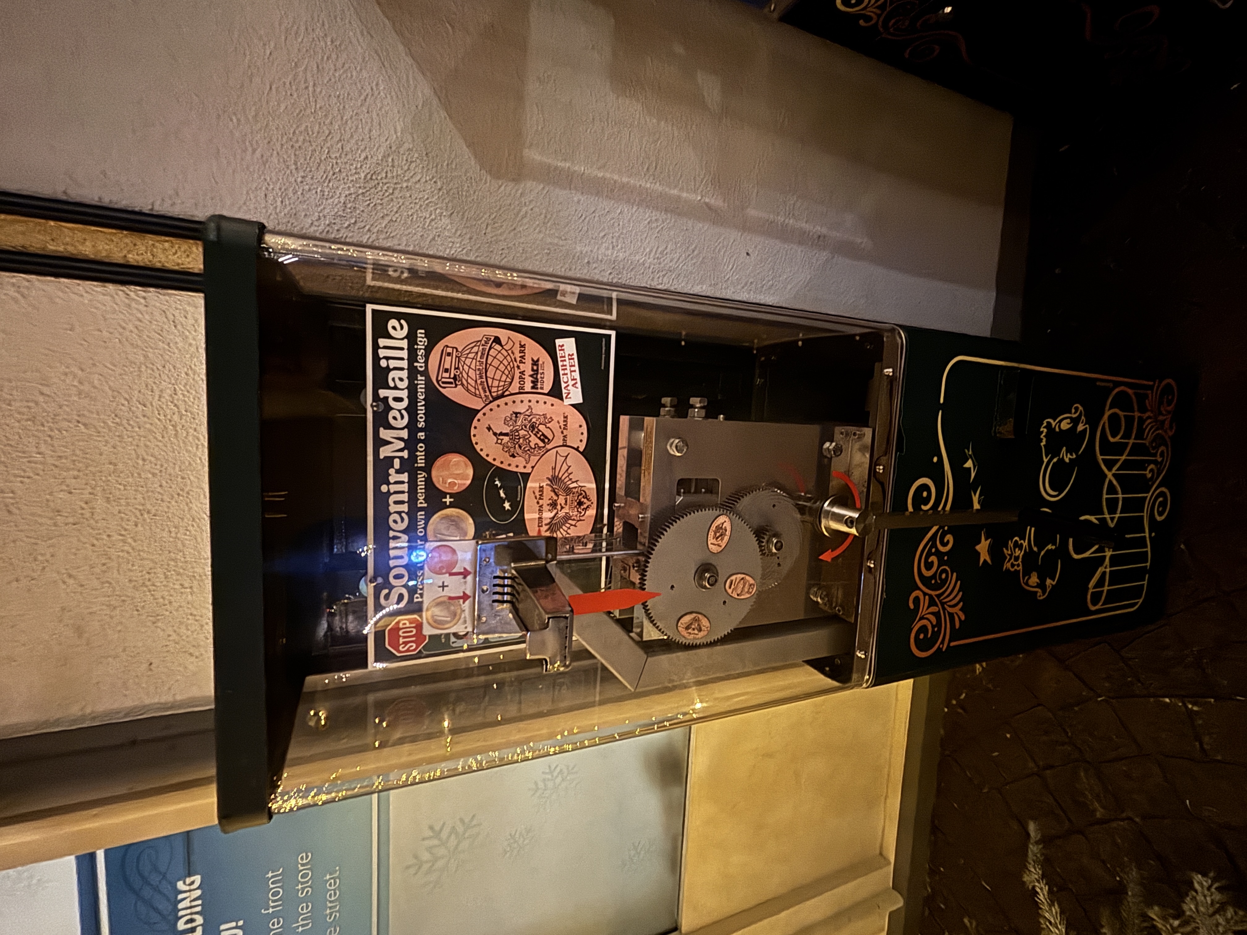 Münzautomat Europa-Park A5 in Rust