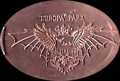 Souvenirmünze – Motiv von Münzautomat Europa-Park A5 (Rust)