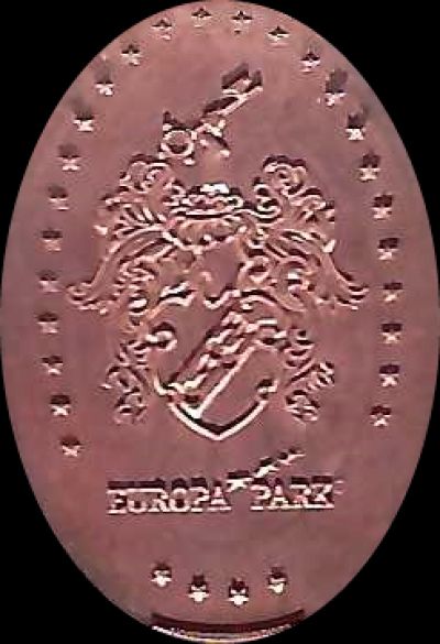 Souvenirmünze – Motiv von Münzautomat Europa-Park A5 (Rust)