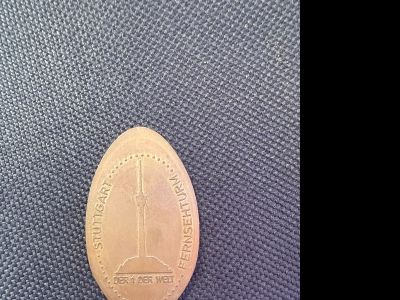 Souvenirmünze – Motiv von Münzautomat Fernsehturm (Stuttgart)