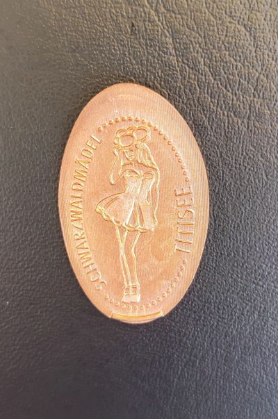 Souvenirmünze – Motiv von Münzautomat Seestraße (Titisee-Neustadt)