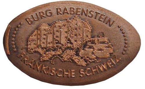Souvenirmünze – Motiv von Münzautomat Sophienhöhle (Ahorntal)