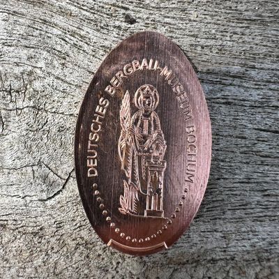 Souvenirmünze – Motiv von Münzautomat Dt. Bergbaumuseum A1 & A2 (Bochum)
