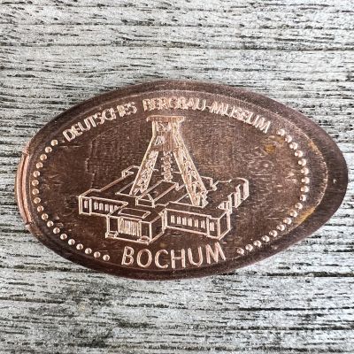 Souvenirmünze – Motiv von Münzautomat Dt. Bergbaumuseum A1 & A2 (Bochum)
