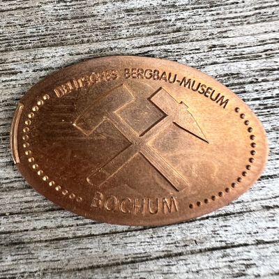 Souvenirmünze – Motiv von Münzautomat Dt. Bergbaumuseum A1 & A2 (Bochum)