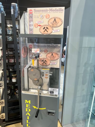 Souvenirmünze – Motiv von Münzautomat Dt. Bergbaumuseum A1 & A2 (Bochum)