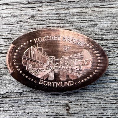 Souvenirmünze Kokerei Hansa in Dortmund