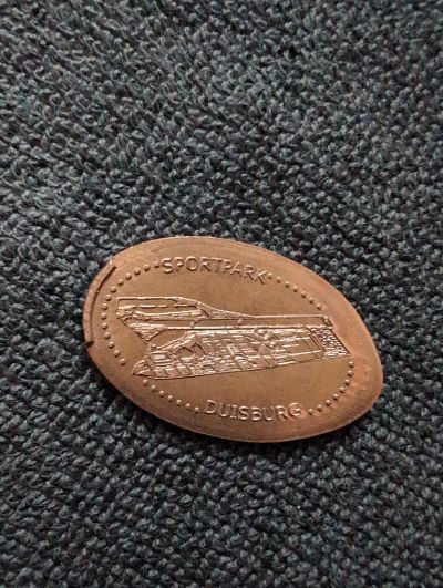Souvenirmünze – Motiv von Münzautomat Sportpark (Duisburg)
