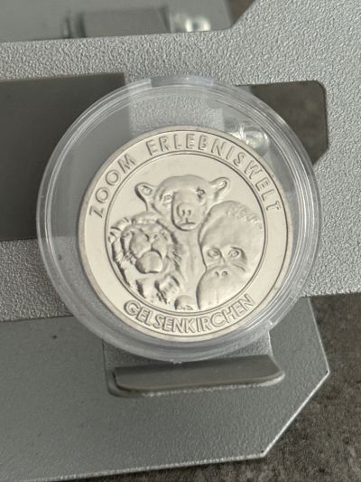 Eisbär/Schimpanse/Löwe – Souvenir Medaille – Vorderseite