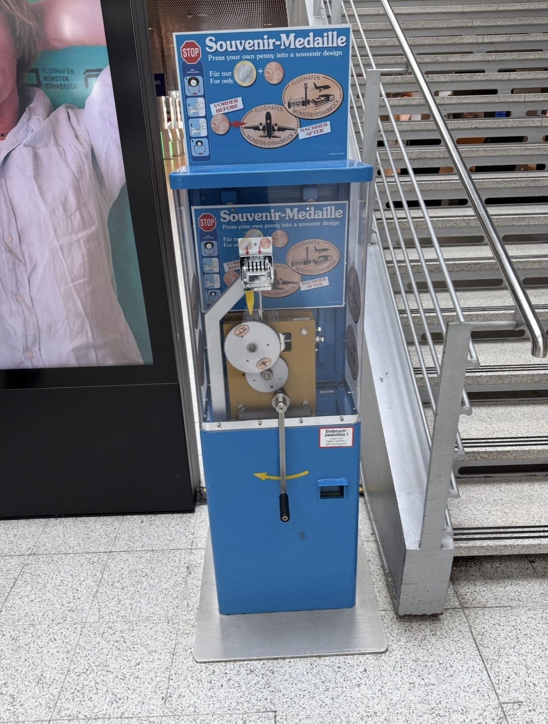 Souvenirmünze FLughafen Münster/Osnabrück