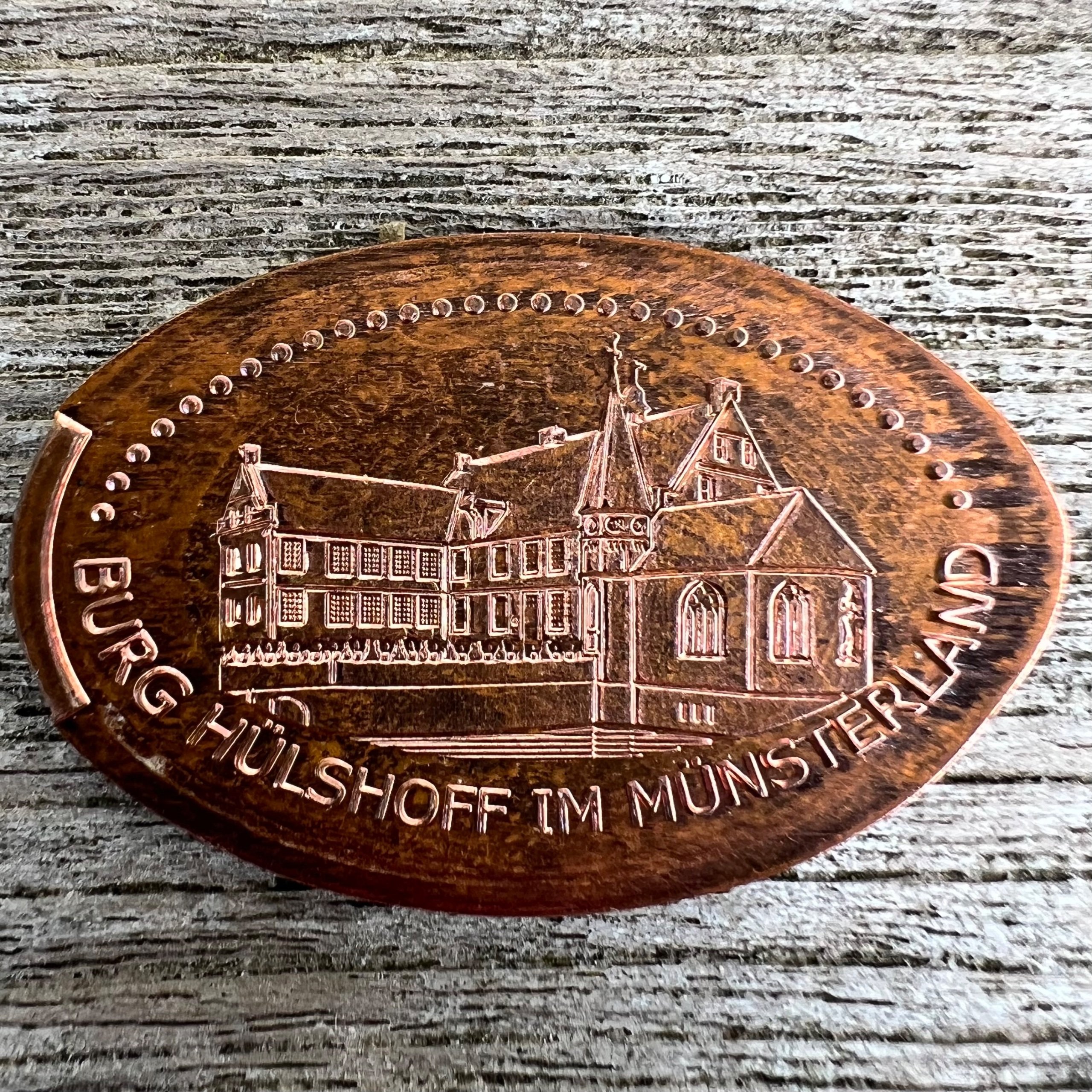 Souvenirmünze Burg Hülshoff
