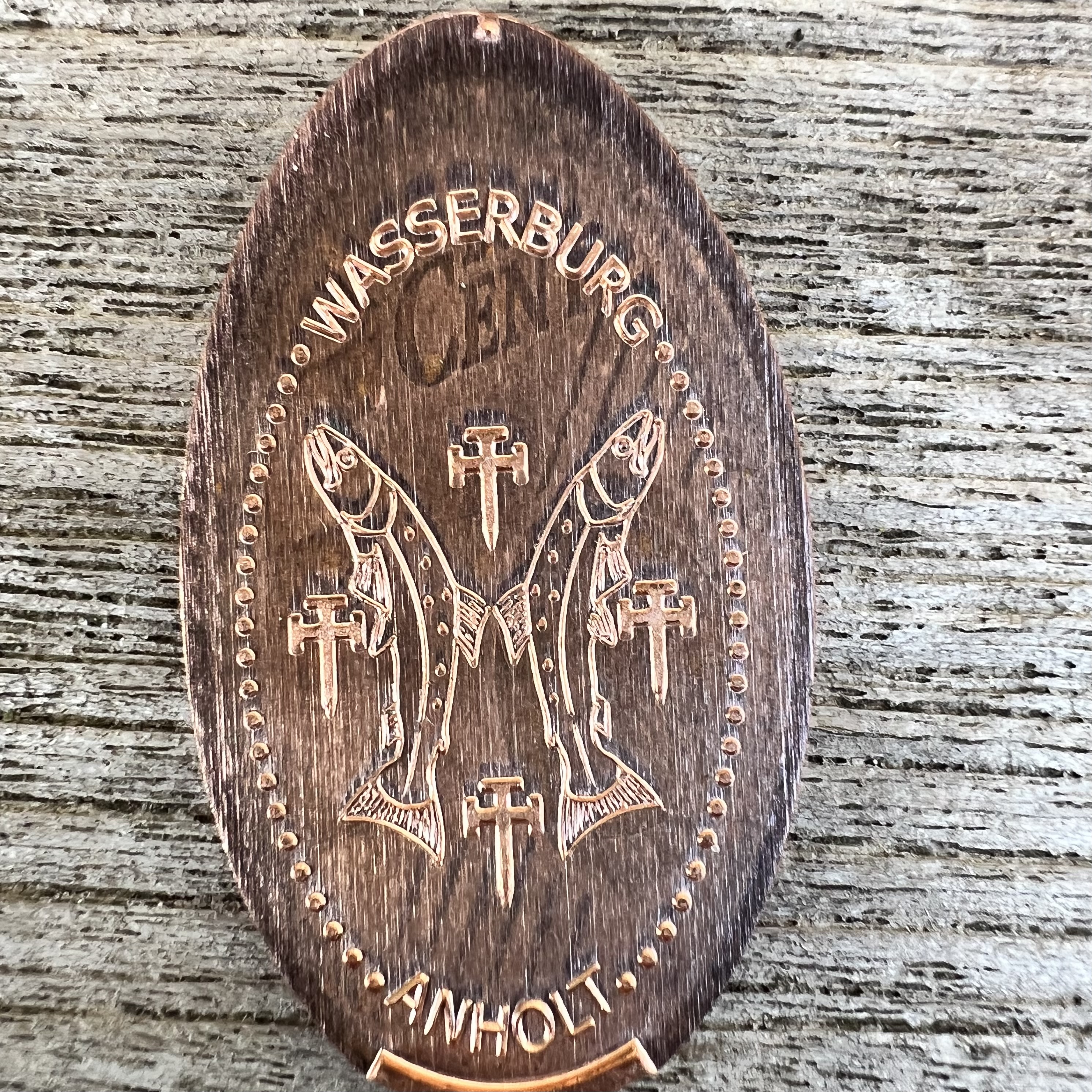 Souvenirmünze Wasserburg Anholt