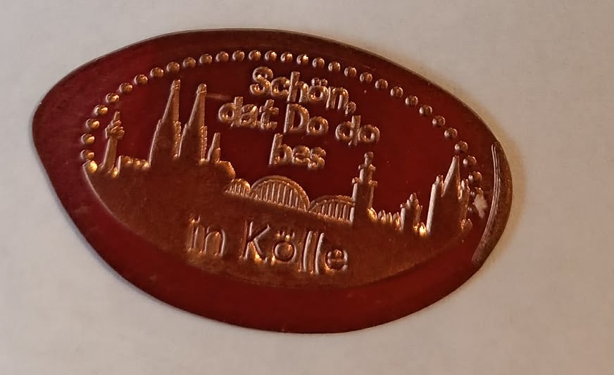 Souvenirmünze – Motiv von Münzautomat Hohe Straße (Köln)