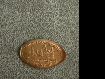 Souvenirmünze – Motiv von Münzautomat Schloss Drachenburg (Königswinter)
