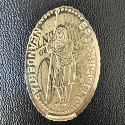 Souvenirmünze Erlebnisnisturm Höhlenblick in Mettmann