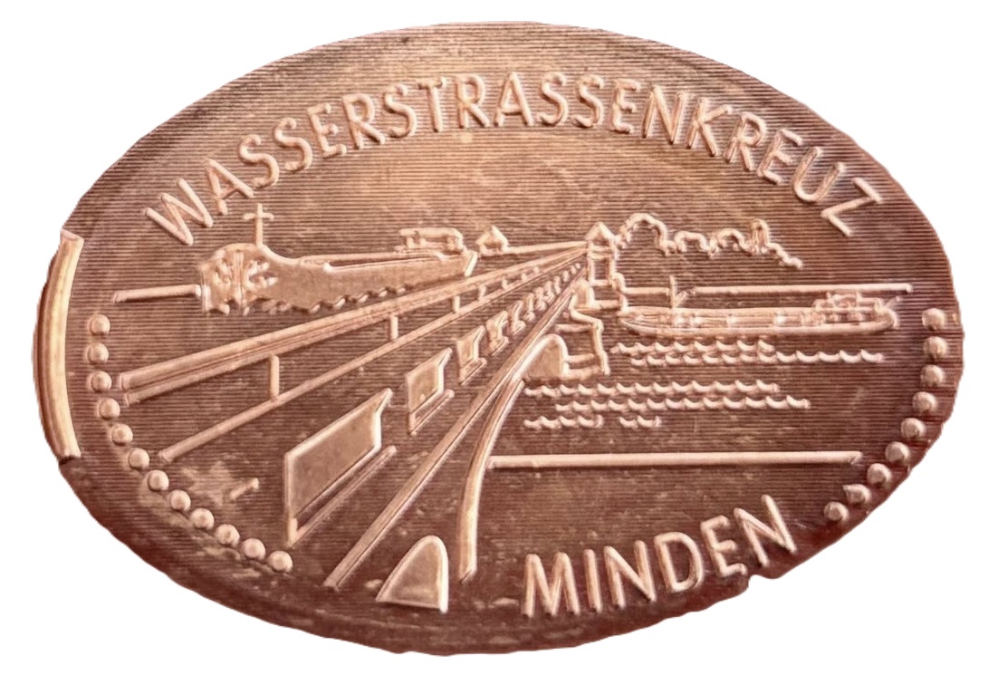 Souvenirmünze Info Zentrum Wasserstraßenkreuz